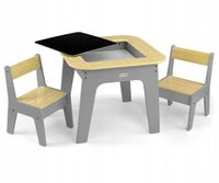Stolik i dwa krzesełka Milly Mally Zestaw mebli Olaf Blocks