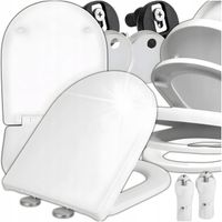 Deska Sedesowa Wolnoopadająca Twarda Wypinana Uniwersalna Mocna Premium WC