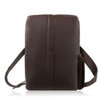 plecak skórzany miejski do pracy premium kompaktowy brązowy paolo peruzzi