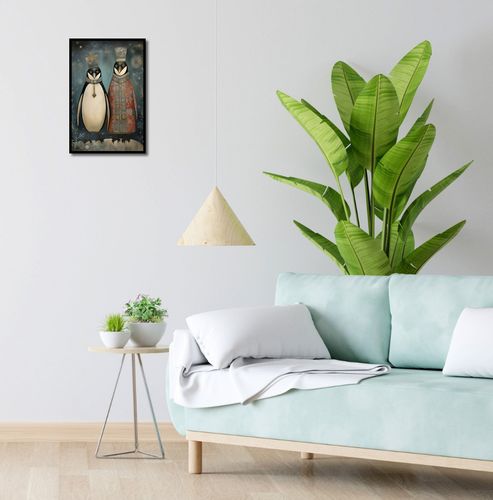 Plakat 30x45cm Królewskie Pingwiny na Arena.pl