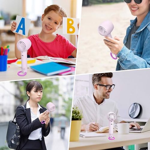 mini wentylator kieszonkowy wiatraczek fiolet na Arena.pl