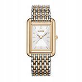 BURKER Zegarek Damski - Bransoleta ogniwowa - Olivia Złoto Srebro