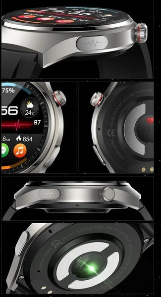 Zegarek Smartwatch AMOLED POMIAR CURKU EKG Glukoza BMI ROZMOWY CIŚNIENIE zdjęcie 11