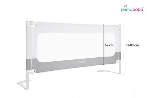 PRIMABOBO Barierka do łózka VELVO 140cm, osłona ochronna dla dzieci na Arena.pl