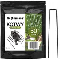 METALOWE SZPILKI KOŁKI KOTWY DO AGROTKANINY AGROWŁÓKNINY 3x15cm 100szt