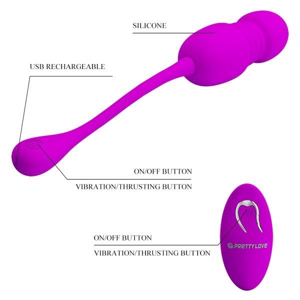 pretty love   callieri, 12 vibration functions 12 thrusting settings zdjęcie 5