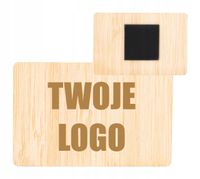 GRAWEROWANY Magnes na lodówkę reklamowy Z TWOIM LOGO NAPISEM 50 szt