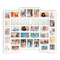 Multirama ramka na zdjęcia Nasze Życie 30 zdjęć prezent na święta