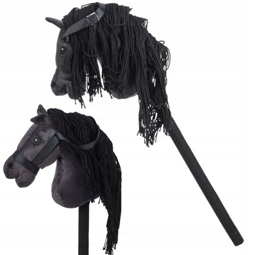 HOBBY KOŃ NA PATYKU KIJU ZABAWKA GŁOWA KONIA HORSE KONIK Z GRZYWĄ DŹWIĘK na Arena.pl