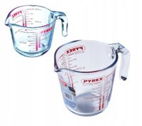 Zestaw Dzbanek z miarką skalą miarka 0,25 L+ 0,5 L PYREX