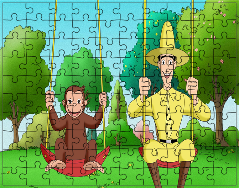 Puzzle Ciekawski George zdjęcie 1