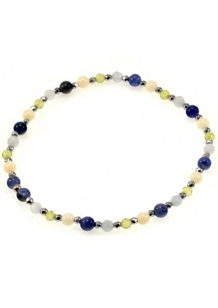 Bransoletka Koral Lapis 925 zdjęcie 1