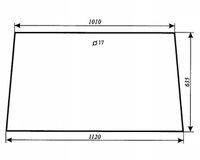 Szyba przednia - przód Massey Ferguson ciągnika MF-255 kabina Sokółka