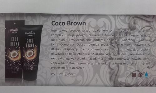 BRONZER COCO BROWN 10 + 2 SASZETKI GRATIS !NOWOŚĆ na Arena.pl