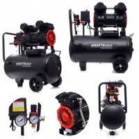 Kompresor Bezolejowy Kraft&Dele 8 Bar 50L 150W 2800 obr/min.