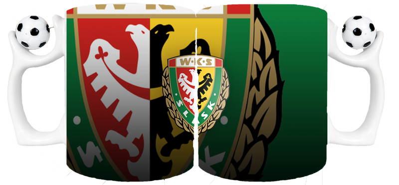 Kubek z piłką dla Fana WKS Śląsk Wrocław zdjęcie 1