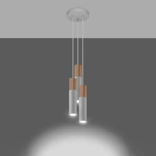 Lampa wisząca PABLO 3P biała na Arena.pl
