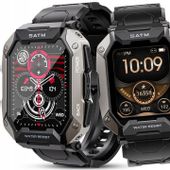SMARTWATCH MĘSKI ZEGAREK WODOODPORNY MENU PL ROZMOWY 410mAh 20 dni PRACY