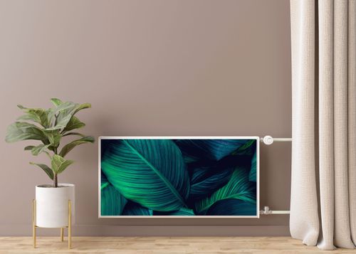 Mata MAGNETYCZNA Grzejnika Tropikalne Liście Rośliny 80cm x 60cm na Arena.pl