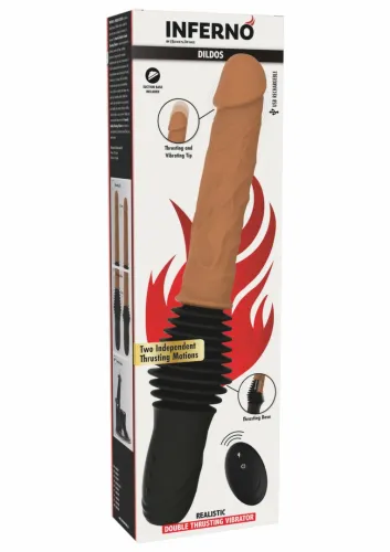 hidden desire inferno double thrusting - silikonowy model z pilotem na Arena.pl