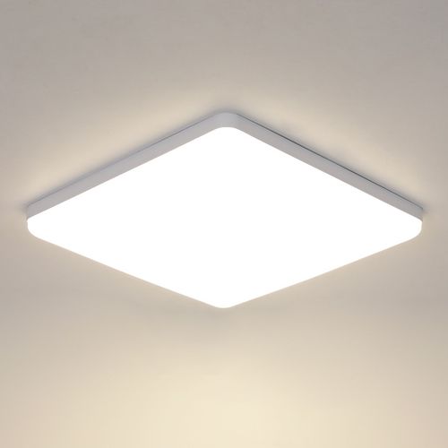 LAMPA ŁAZIENKOWA SUFITOWA LAMPA PLAFON LED BIAŁY NOWOCZESNA 4500K IP40 na Arena.pl