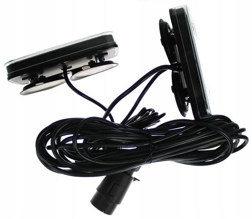 LAMPY TYLNE LED DIODOWE NA MAGNES PRZYCZEPY 7,5m na Arena.pl