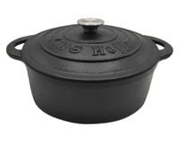 Garnek ŻELIWNY 2,4 L Kociołek Ciężki BRYTFANNA 22 cm KINGHoff KH1523