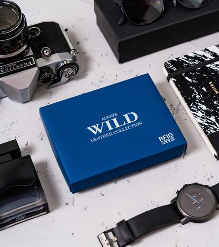 Always Wild męski portfel skórzany z ochroną kart na Arena.pl