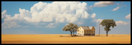 Plakat 91,5x30,5cm Domostwo na Arena.pl