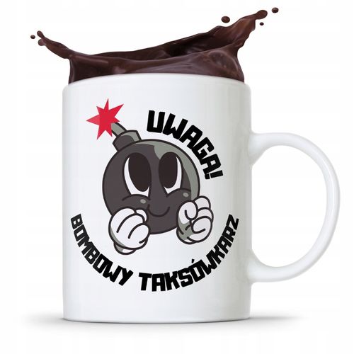 Kubek Prezent Dla Taksówkarza Bombowy Taksówkarz Z Nadrukiem Ze Zdjęciem na Arena.pl