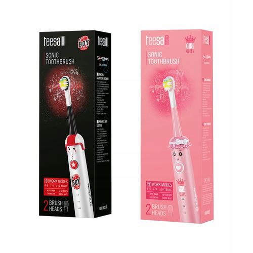 Szczoteczka dla dzieci soniczna do zębów Teesa Sonic Junior na Arena.pl