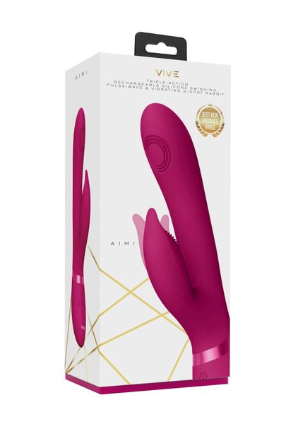 Wibrator Króliczek Masażer Pulsacje 22Cm 10Trybów zdjęcie 10