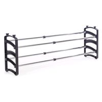 Teleskopowa rozsuwana półka na buty stojak na buty 63,5-108 cm 2 poziomy