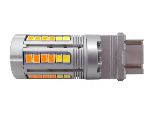 żarówka LED 3157 12-24V P27/7W biało-pomarańczowa bez błędu 100% CANBUS na Arena.pl