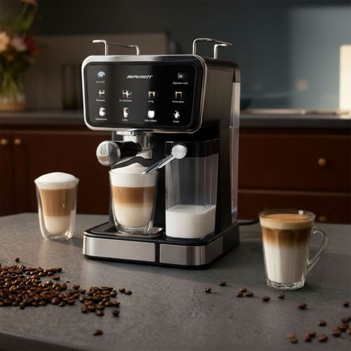 Ekspres do kawy kolbowy spieniacz do mleka 20 bar Berdsen BD-773 czarny na Arena.pl