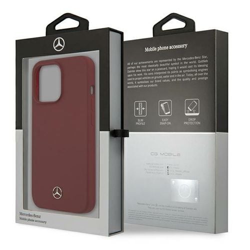 Etui Mercedes do iPhone 13 Pro Max, Czerwony na Arena.pl