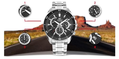 zegarek męski casio edifice efr-552d-1avuef + box na Arena.pl