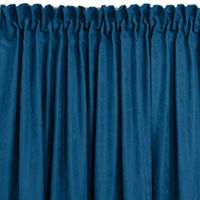 Zasłona MILANA szenilowa na taśmie smok 280x175 indygo wzór 6 Homede