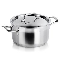 Garnek stalowy z pokrywką ANETT 16 cm, 1,9 l