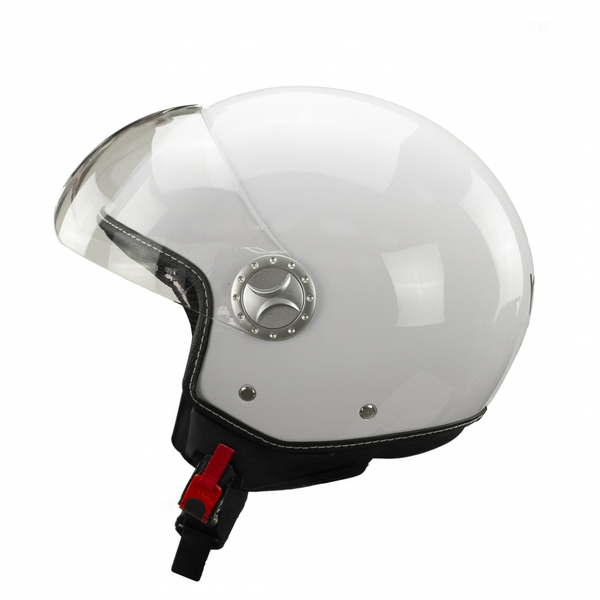 Kask na skuter motocyklowy otwarty BB 592 S biały zdjęcie 5