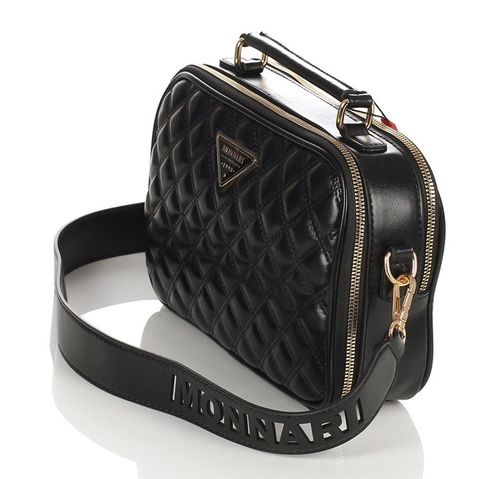 MONNARI Pikowana torebka listonoszka Kuferek Dwie komory Rączka + pasek na Arena.pl