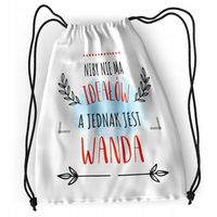 Plecak Dla Wandy Sportowy Szkolny Worek Torba Z Nadrukiem Ze Zdjęciem