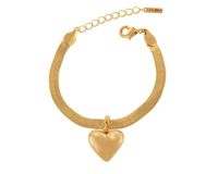 bransoletka z pękatym sercem (b23/zim/108au)