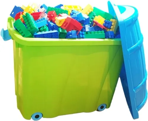 KLOCKI KONSTRUKCYJNE 500 w POJEMNIKU POLSKIE na Arena.pl