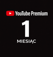 YOUTUBE PREMIUM 1 MIESIĄC - INDYWIDUALNE KONTO