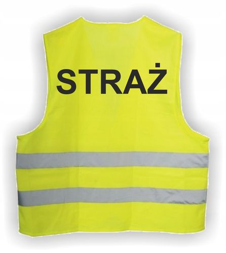 KAMIZELKI ODBLASKOWE pomarańczowe z nadrukiem LOGO na Arena.pl