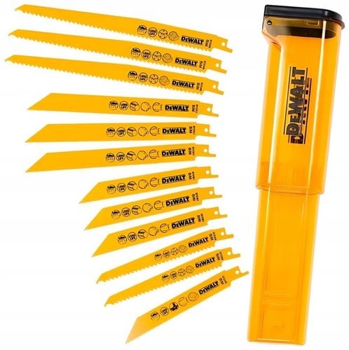 DeWALT ZESTAW 12 BRZESZCZOTÓW do PIŁY SZABLASTEJ drewno metal DT2445 na Arena.pl