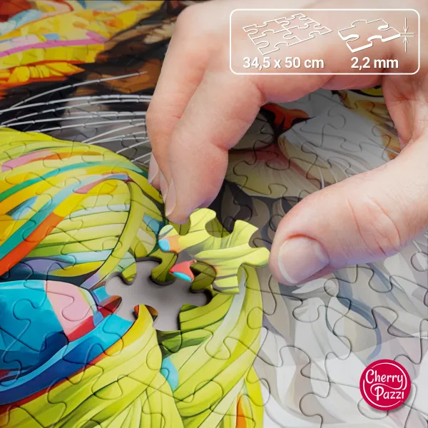 Puzzle 500 elementów. Kocia fantazja 20098 zdjęcie 5