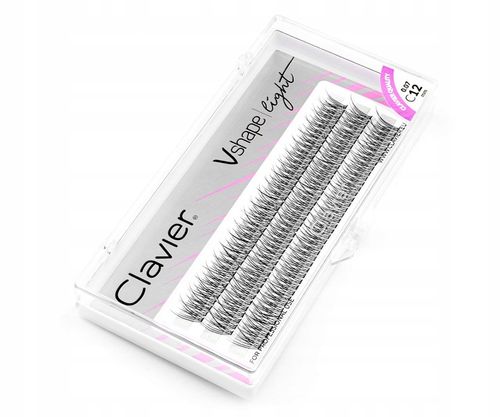 Clavier Kępki Rzęs Vshape Light 14mm na Arena.pl