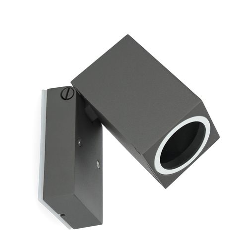 Lampa ścienna do ogrodu MICASA3 szara na Arena.pl